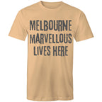 Men's Melbourne "Marvellous lives here" T-shirt - Brand Tee