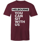 Men's Melbourne T-shirt "Sit With Us" Funny Tee