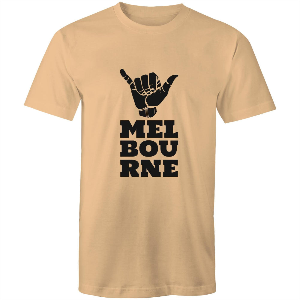 Men's Rock On "Melbourne Shaka" Funny T-shirt