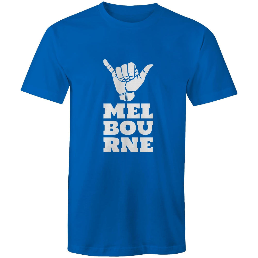 Men's Rock On "Melbourne Shaka" Funny T-shirt
