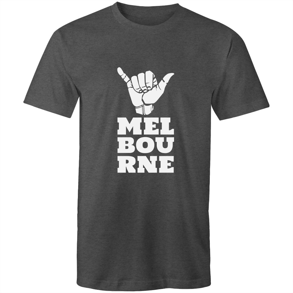 Men's Rock On "Melbourne Shaka" Funny T-shirt