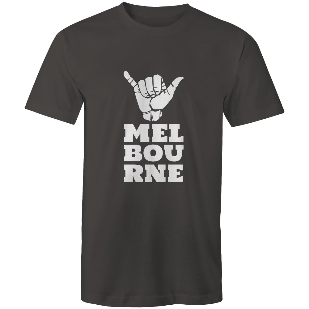 Men's Rock On "Melbourne Shaka" Funny T-shirt