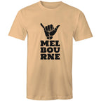 Men's Rock On "Melbourne Shaka" Funny T-shirt Heavyweight Oversize Plus Sizes