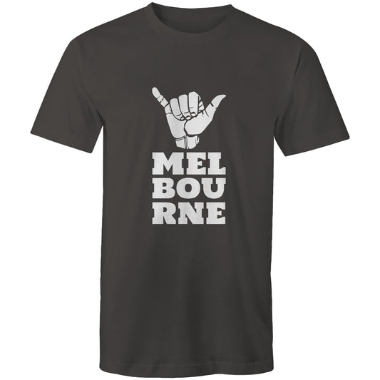 Men's Rock On "Melbourne Shaka" Hand Gesture T-shirt Plus Sizes-Keep Melbourne Marvellous Official Store