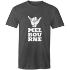 Men's Rock On "Melbourne Shaka" Funny T-shirt Heavyweight Oversize Plus Sizes