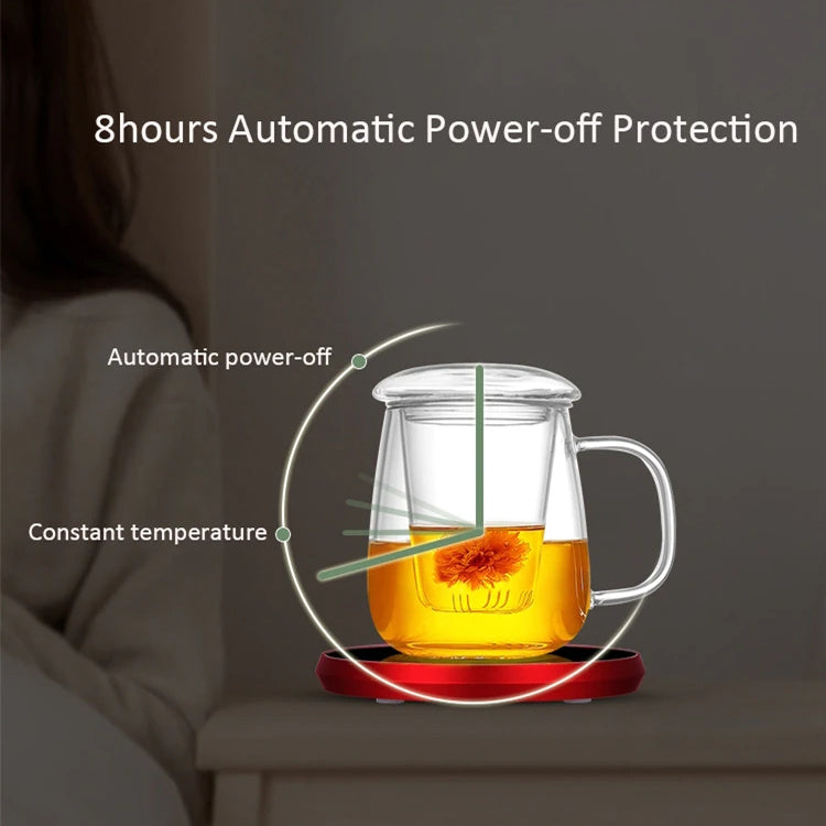 Coffee Warmer USB Cup Heater 3 Modes Auto-Off Keep Warm Tea Beverages