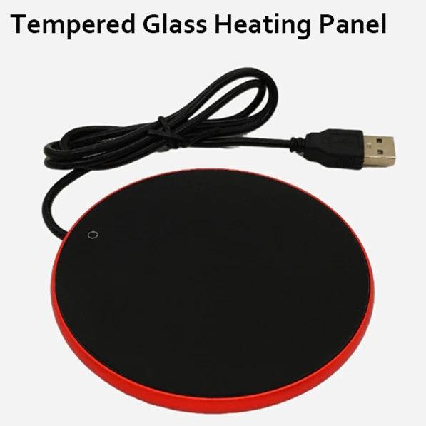 Coffee Warmer USB Cup Heater 3 Modes Auto-Off Keep Warm Tea Beverages