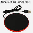 Coffee Warmer USB Cup Heater 3 Modes Auto-Off Keep Warm Tea Beverages