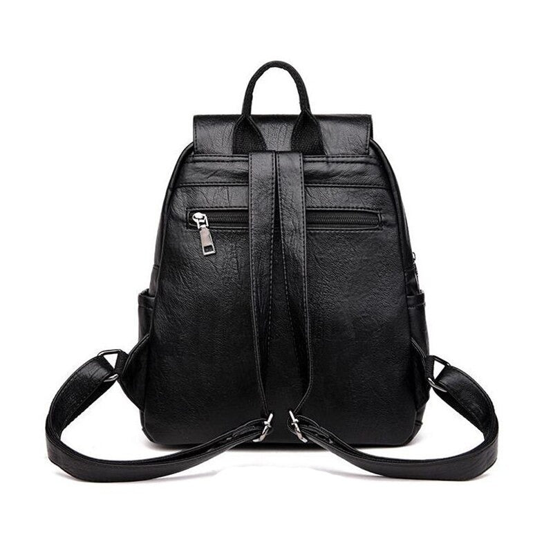 Mini Leather Backpack Clubbing Travelling Music Festivals Women's