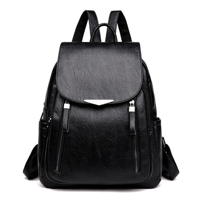 Mini Leather Backpack Clubbing Travelling Music Festivals Women's