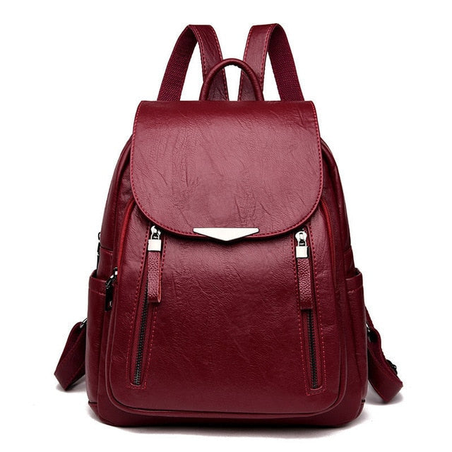 Mini Leather Backpack Clubbing Travelling Music Festivals Women's