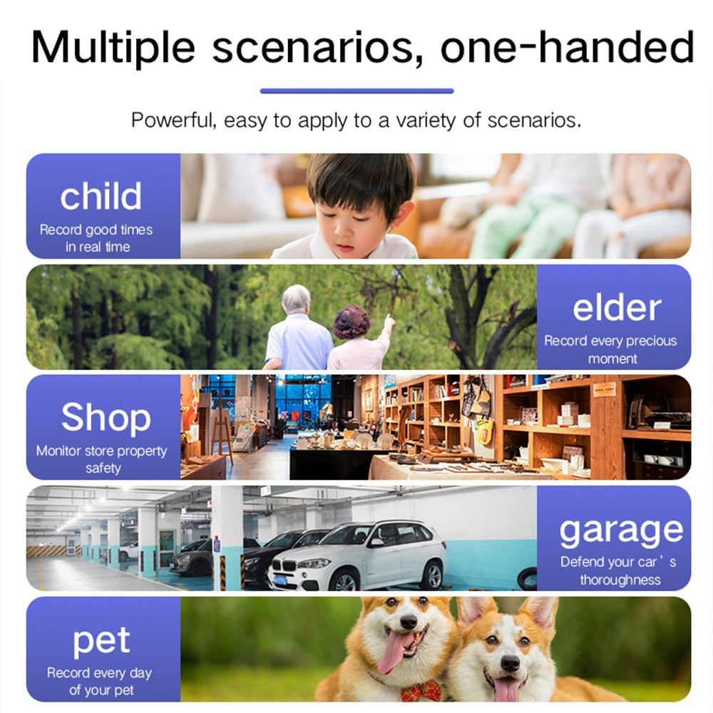 Mini Pinhole Home Security Camera With Night Vision Motion Detection