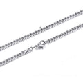 Chunky Thick Necklace Cuban Choker Stainless Steel 3mm to 7mm