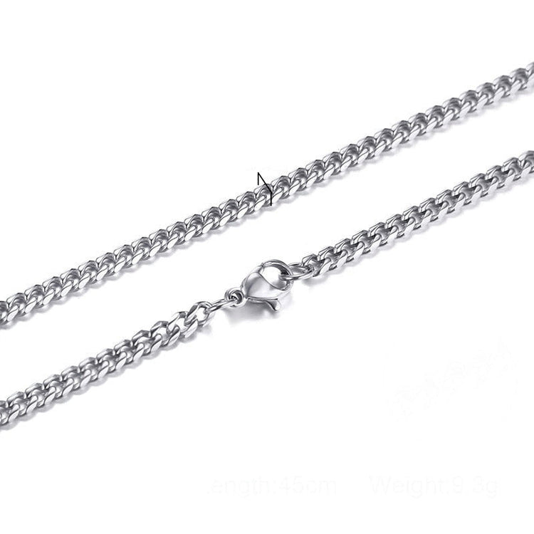 Big Links Necklace Chunky Choker Stainless Steel Cuban-Style Links 3mm to 7mm-Keep Melbourne Marvellous Official Store