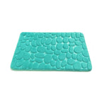 Cloud-Soft Non Slip Bath Mat Cobblestone Memory Foam Shower Rug