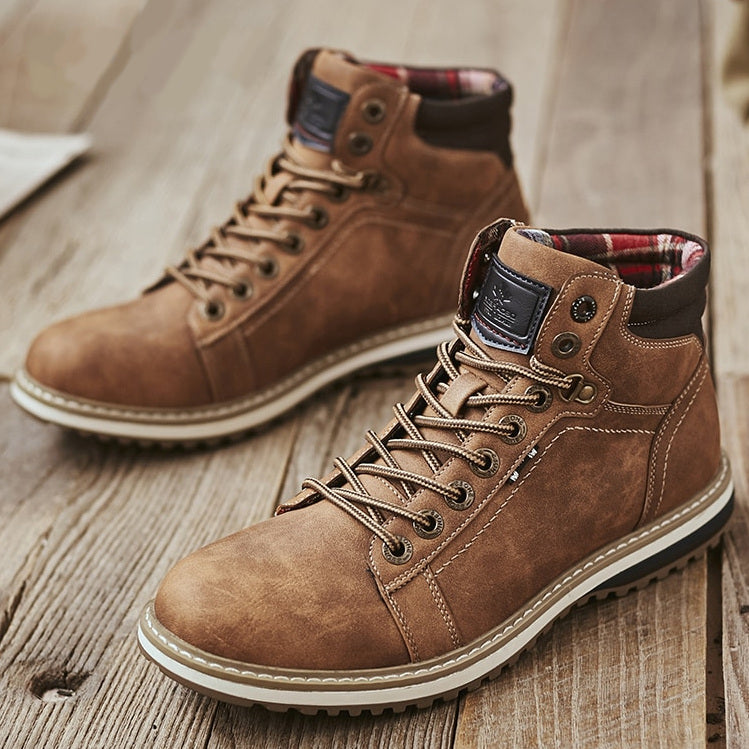 Leather Boots Outdoor Autumn Winter