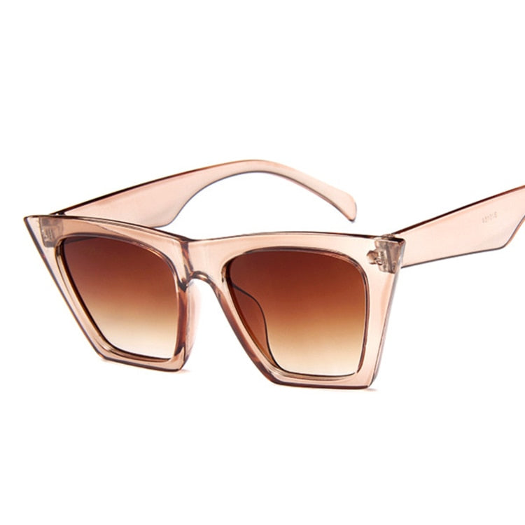 Oversized Square Fashion Luxury Large Frame Sunglasses
