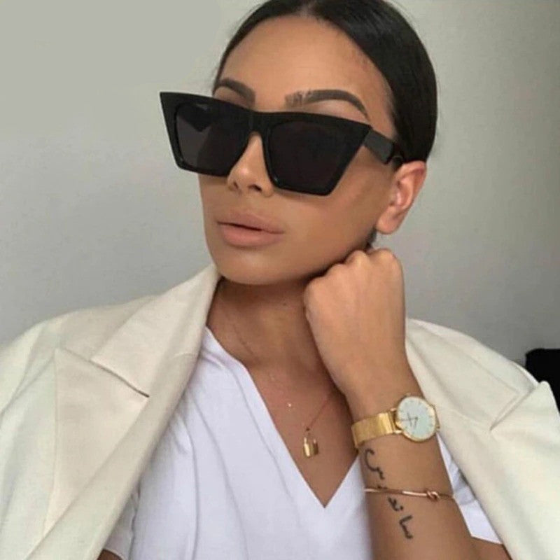 Oversized Square Fashion Luxury Large Frame Sunglasses
