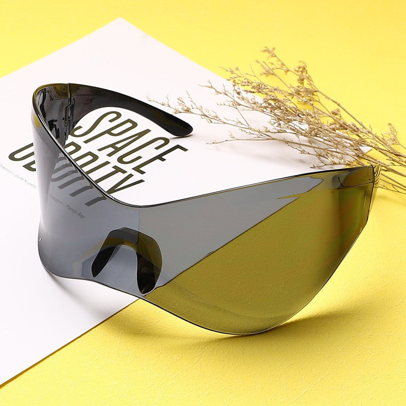 Big Frame Wrap Wrap Sunglasses Y2K Large Lenses