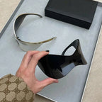 Big Frame Wrap Wrap Sunglasses Y2K Large Lenses