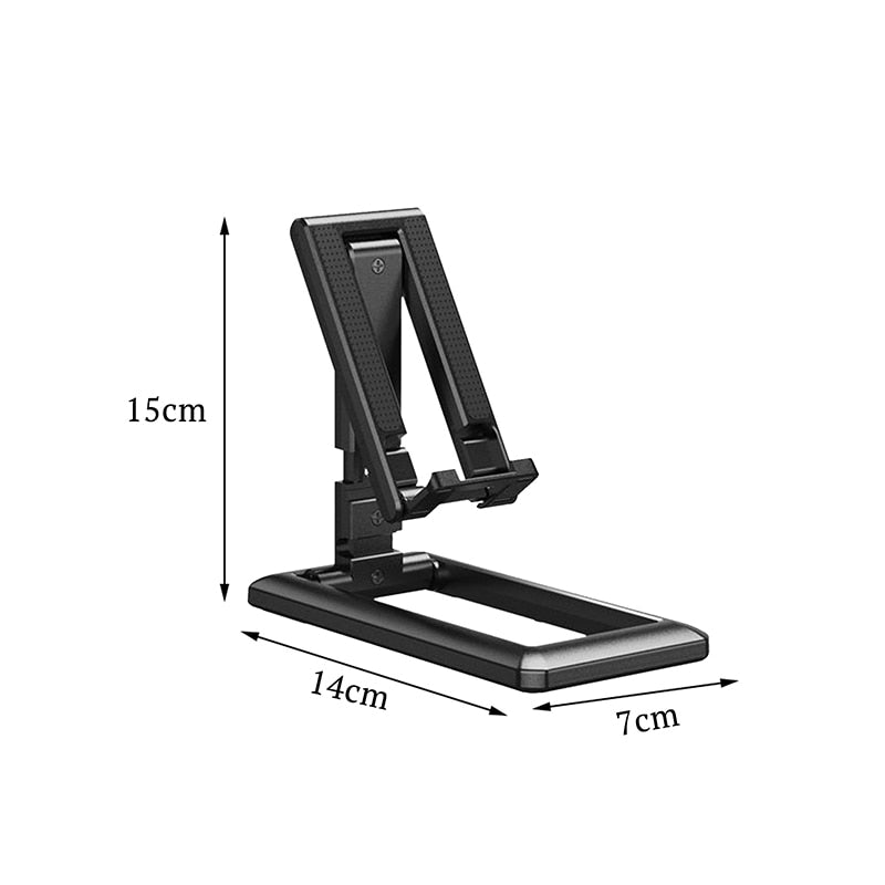 Cable Tidy Phone Desk Stand Foldable For iPhone Samsung Mobiles