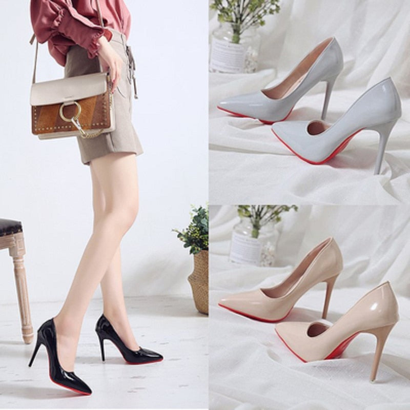 Pointed Toe Pumps Stilettos Shoes Classic High Heels