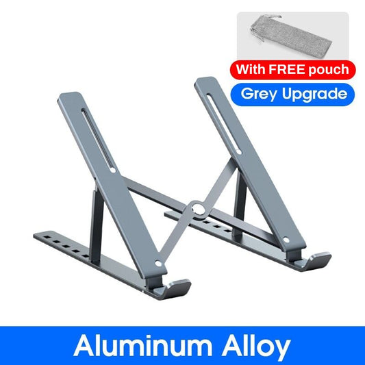 Computer Stand Ergonomic Laptop Notebook Holder Collapsible Adjustable