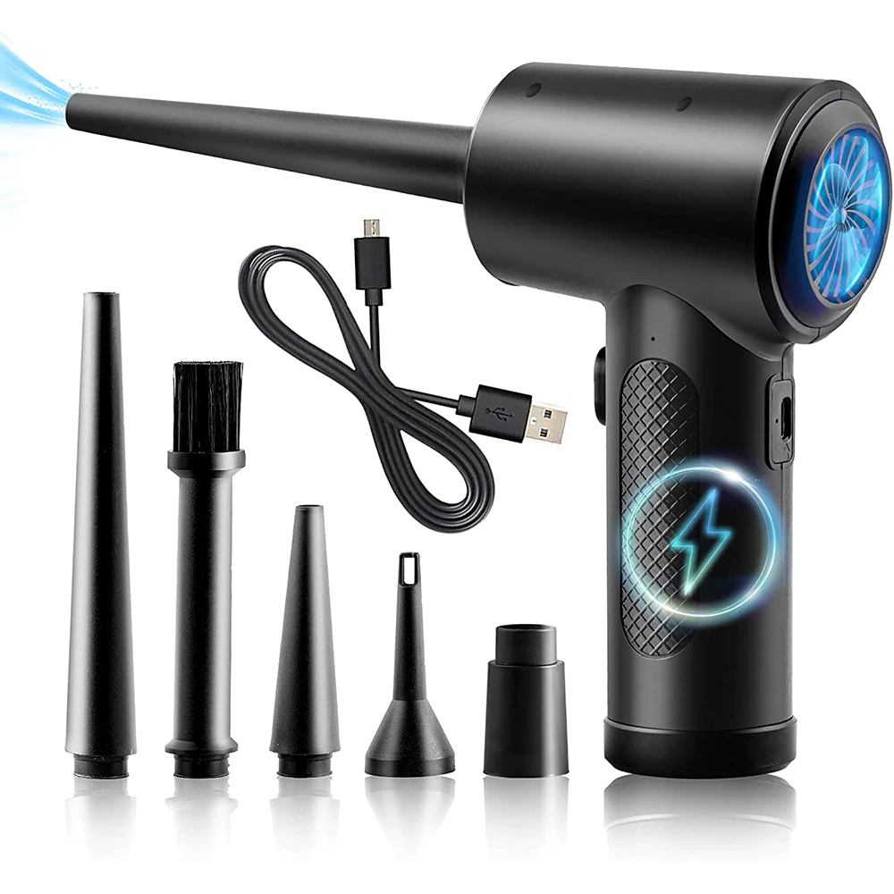 Air Duster Blower Cordless 15000mAh Blower Computer Keyboard Camera Electronics Cleaner