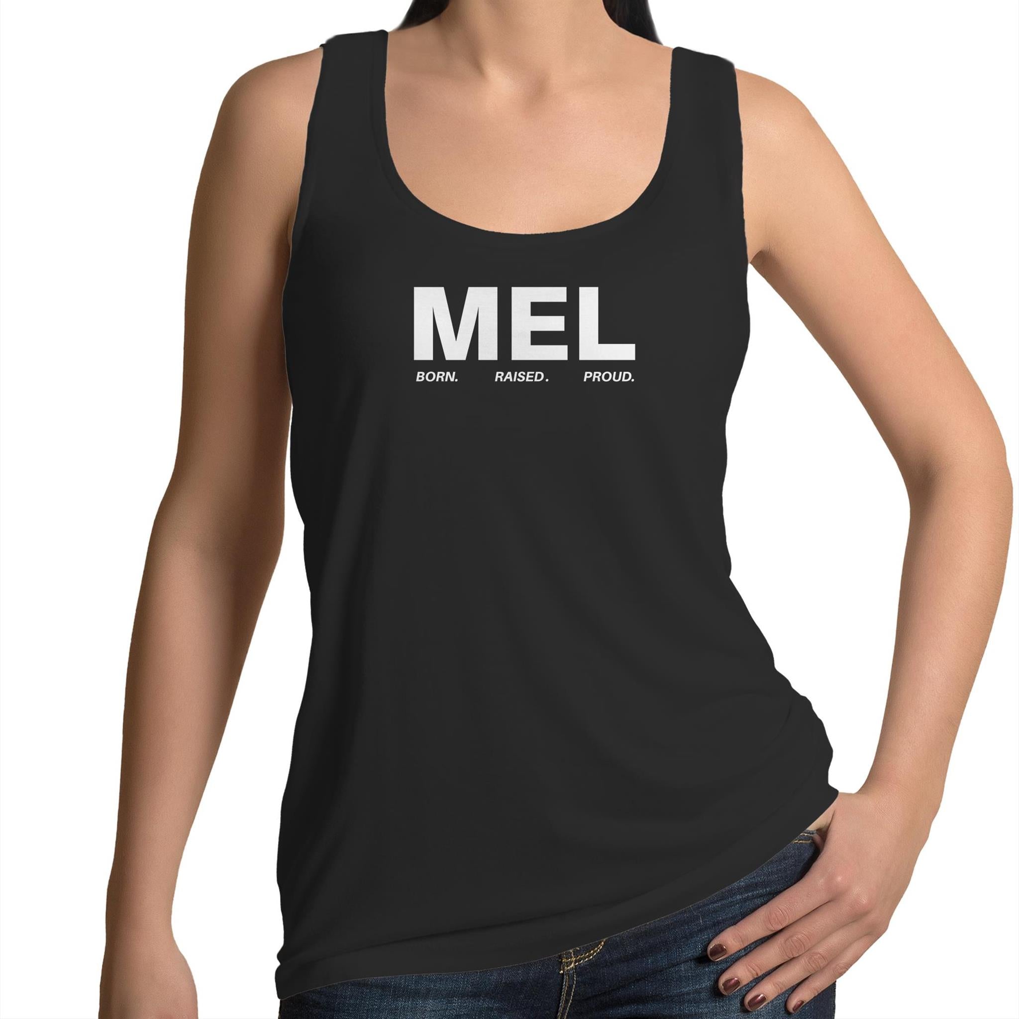 Proud of Melbourne Born and Raised Women's Singlet Tank Top T-shirt