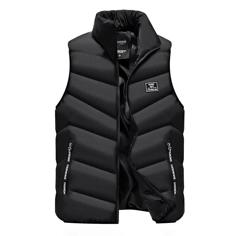 Puffer Vest - Warm Sleeveless Jacket Winter Outwear Plus Extra Large Sizes