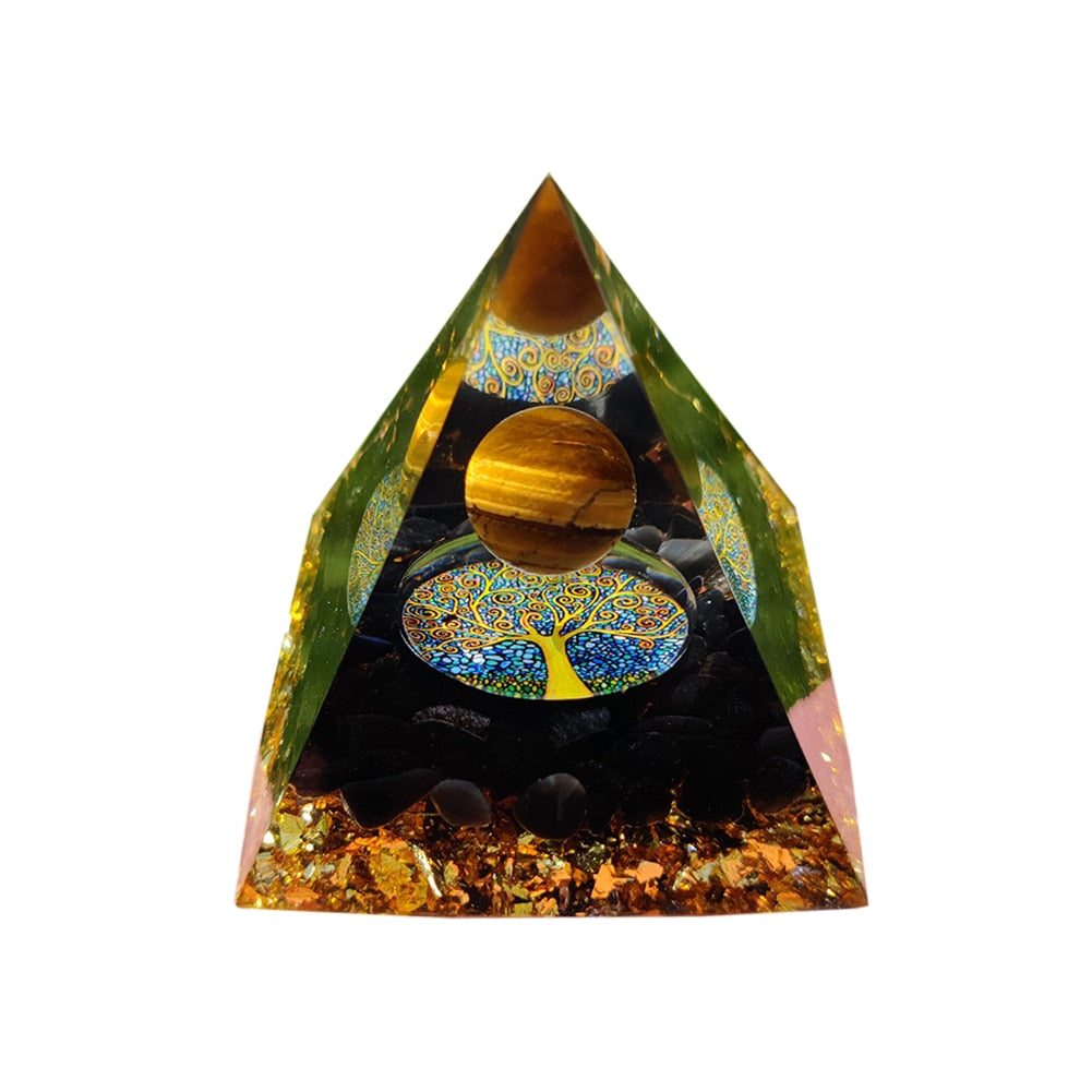 Pyramid Consciousness Power Magic Energy Orgone Crystals Good Luck Charm