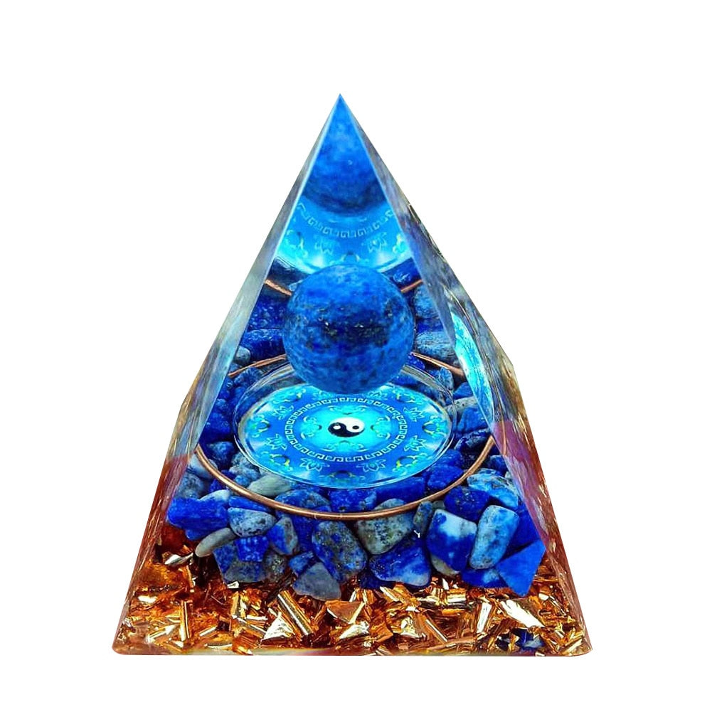 Pyramid Power Magic Orgone Energy Orgonite Meditation & Healing Crystals Reiki Chakra Good Luck Charm