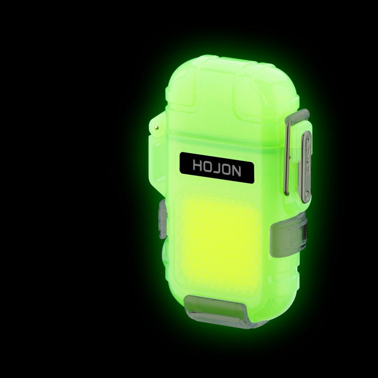 Glow-in-the-Dark Windproof and Waterproof USB Rechargeable Lighter Torch