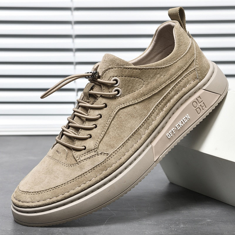 Genuine Suede Leather Sneakers Runners Casual Shoes