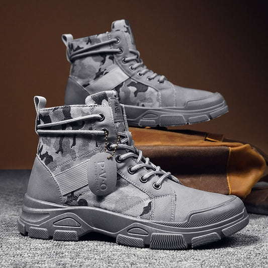 Camo Army Desert Boots Tactical Hiking Work Boots-Keep Melbourne Marvellous Official Store