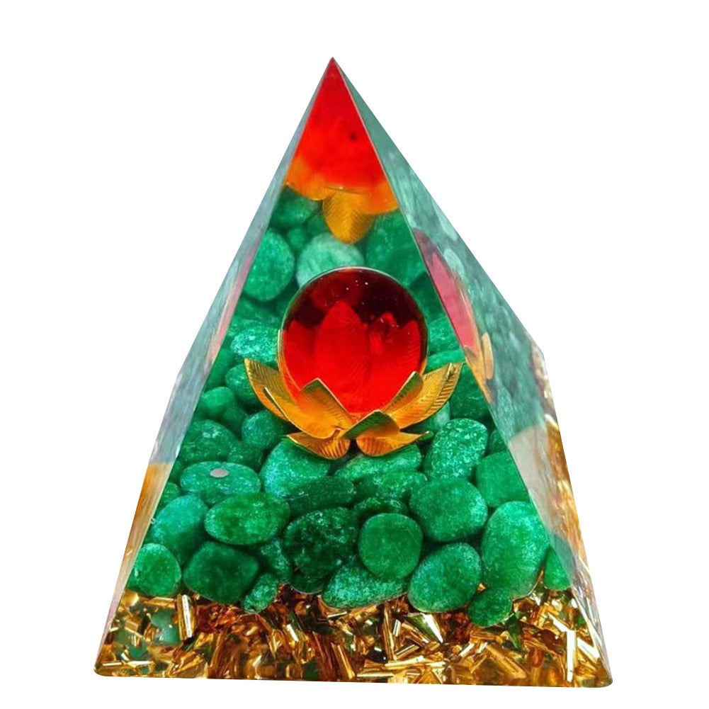 Pyramid Power Magic Orgone Energy Orgonite Meditation & Healing Crystals Reiki Chakra Good Luck Charm