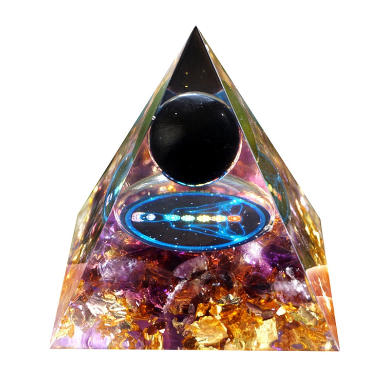 Pyramid Power Magic Orgone Energy Orgonite Meditation & Healing Crystals Reiki Chakra Good Luck Charm