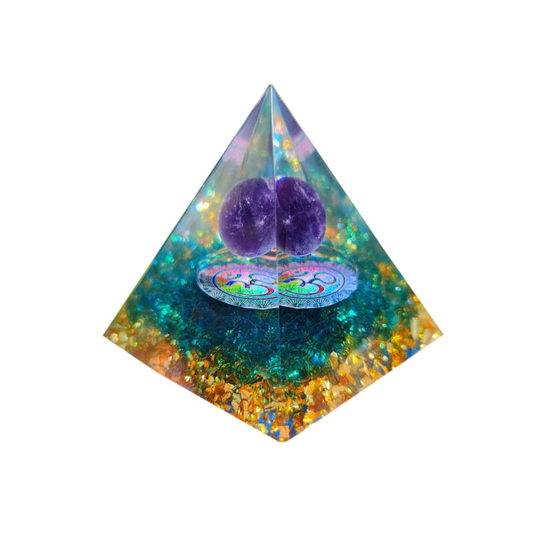 Pyramid Power Magic Orgone Energy Orgonite Meditation & Healing Crystals Reiki Chakra Good Luck Charm