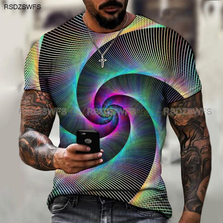 Men's T-shirt Funky Tech Swirl - Various Designs