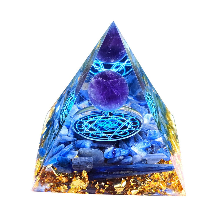 Pyramid Power Magic Orgone Energy Orgonite Meditation & Healing Crystals Reiki Chakra Good Luck Charm