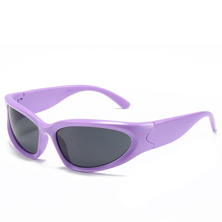 Punk-Style Sports Wrap-Around Unisex Sunglasses Full Cover Shades