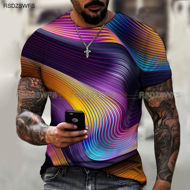 Men's T-shirt Funky Tech Swirl - Various Designs