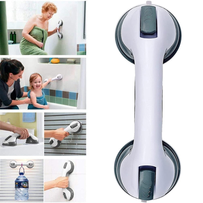 Safety Grab Bar Strong Suction Grip for Seniors Bathroom Shower Handle