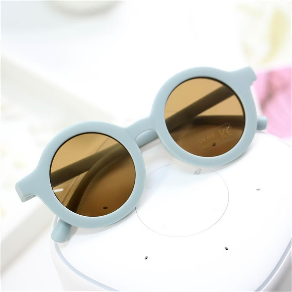 Children's Round Shatter Proof Safe Sunglasses Kids UV400 Sun Protection