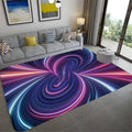 Optical Illusion 3D Vortex Rugs Trippy Home Floor Mats