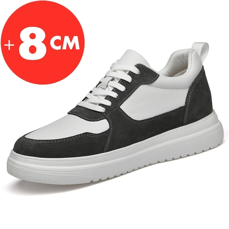 Elevator Sneaker Sport Heightening Shoes - Instantly Boost Tall Height 8cm