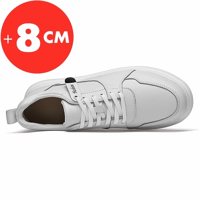 Elevator Sneaker Sport Heightening Shoes - Instantly Boost Tall Height 8cm