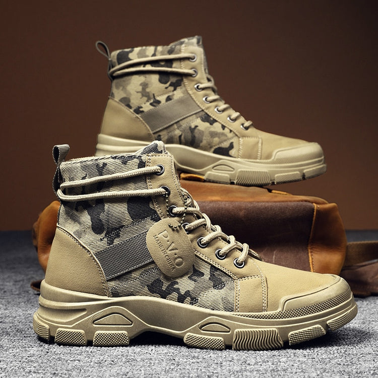 Desert Camouflage Boots Tactical Non-Slip Hiking Work Boots