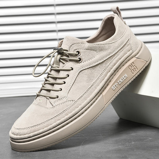 Genuine Suede Leather Sneakers Runners Casual Shoes