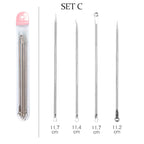 Blackhead Pimples 4pcs Stainless Steel Tools Set How To Pop Pimples Professional Kit
